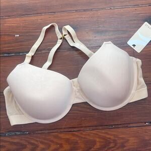 NWT Lively lightly lined under toasted almond convertible to racerback bra 38D